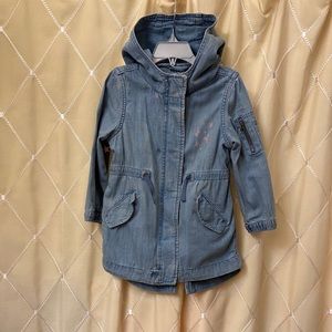 Gap hooded denim jacket